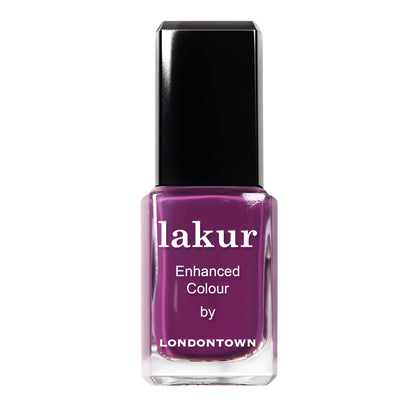 LONDONTOWN lakur Nail Polish Portobello Plum front view
