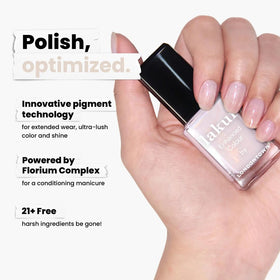 LONDONTOWN lakur Nail Polish Princess Awaits with floral background