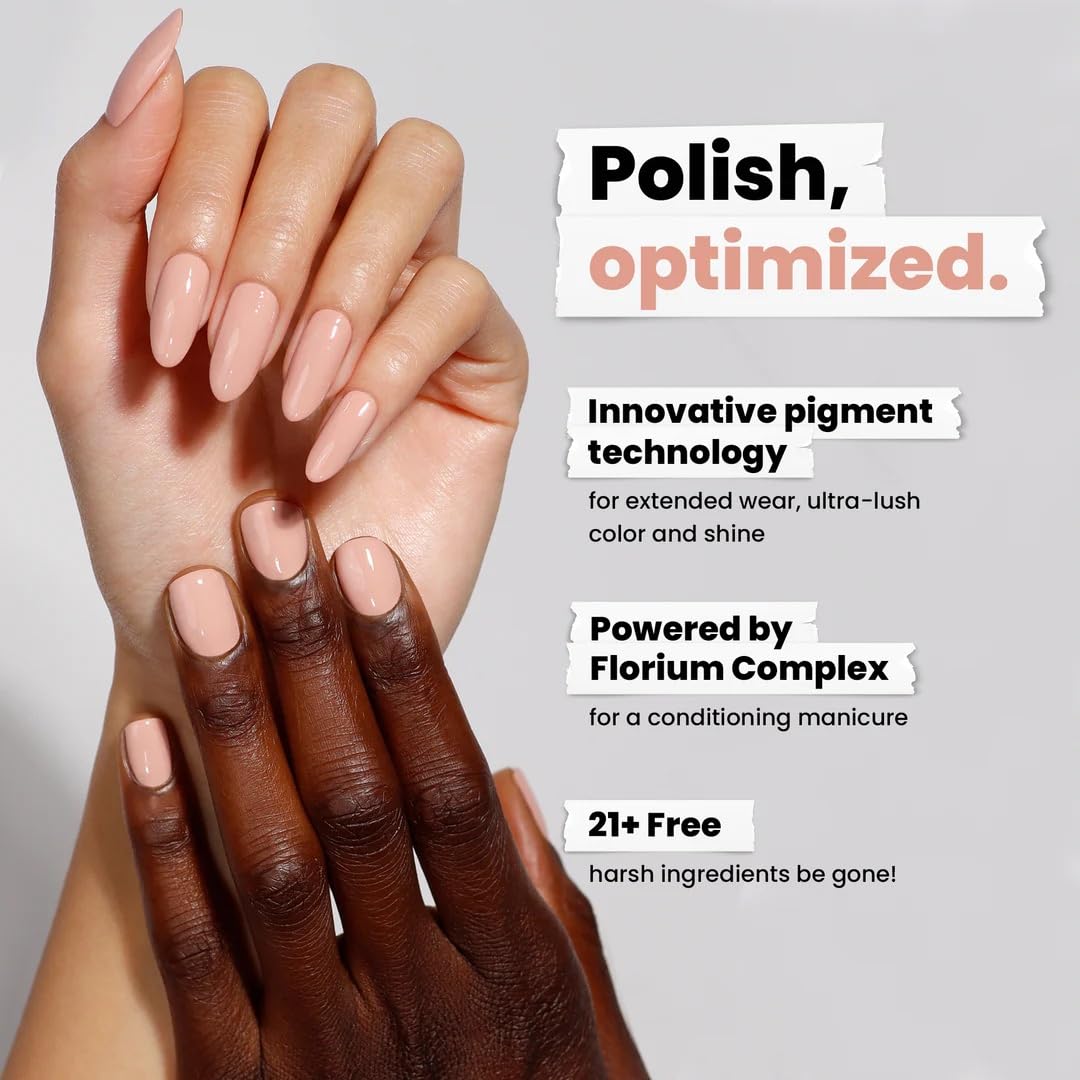 LONDONTOWN lakur Nail Polish Rose Latte in a beauty setup