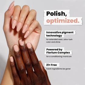 LONDONTOWN lakur Nail Polish Rose Latte in a beauty setup