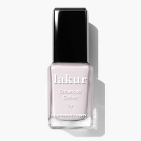 LONDONTOWN lakur Nail Polish Ski Bunny front view with pink and purple shades