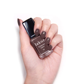 LONDONTOWN lakur Nail Polish Teak showing texture