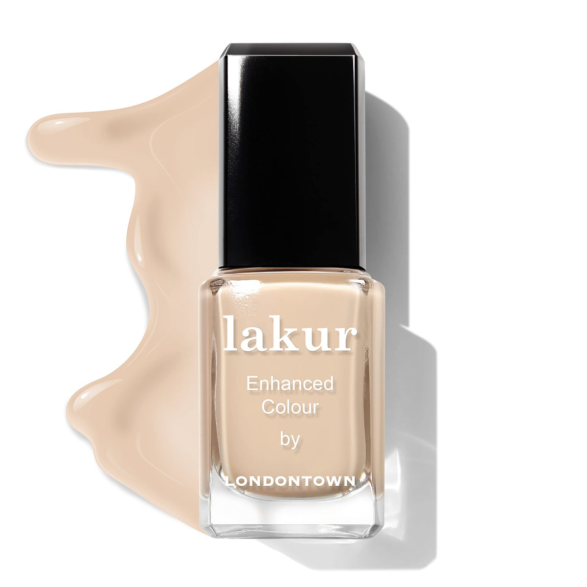 LONDONTOWN lakur Nail Polish Teatime packaging with dimensions