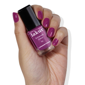 LONDONTOWN lakur Nail Polish Violet Hibiscus front view