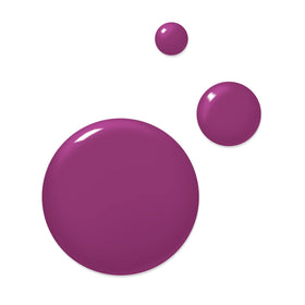 LONDONTOWN lakur Nail Polish Violet Hibiscus with base and top coat