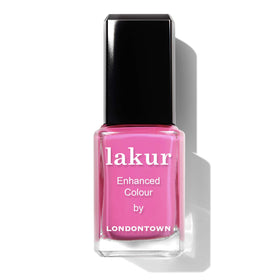 LONDONTOWN lakur Nail Polish with floral background