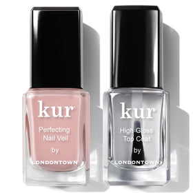 LONDONTOWN Perfecting Nail Veil #4 Dusty Rose Tint bottle front view