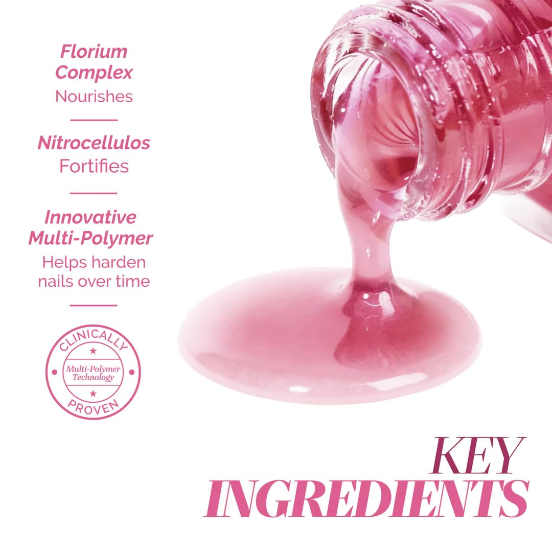 LONDONTOWN Sheer Strength Nail Blush Hibiscus Pro-Contour Brush