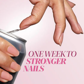 LONDONTOWN Sheer Strength Nail Blush Hibiscus texture close-up