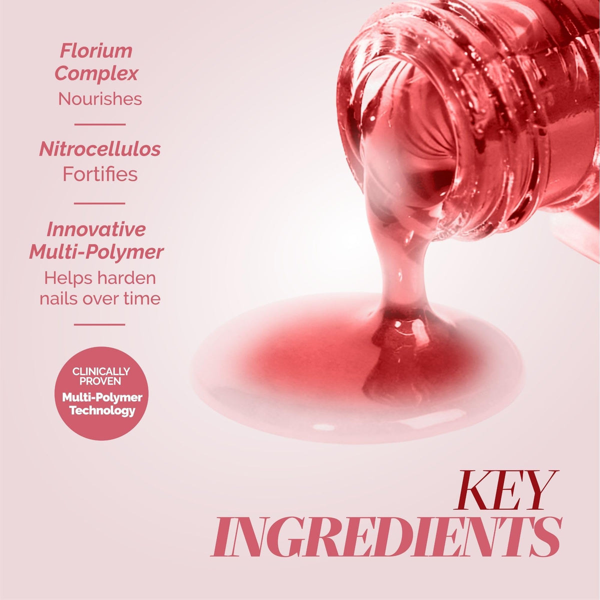 LONDONTOWN Sheer Strength Nail Blush in a lifestyle setting