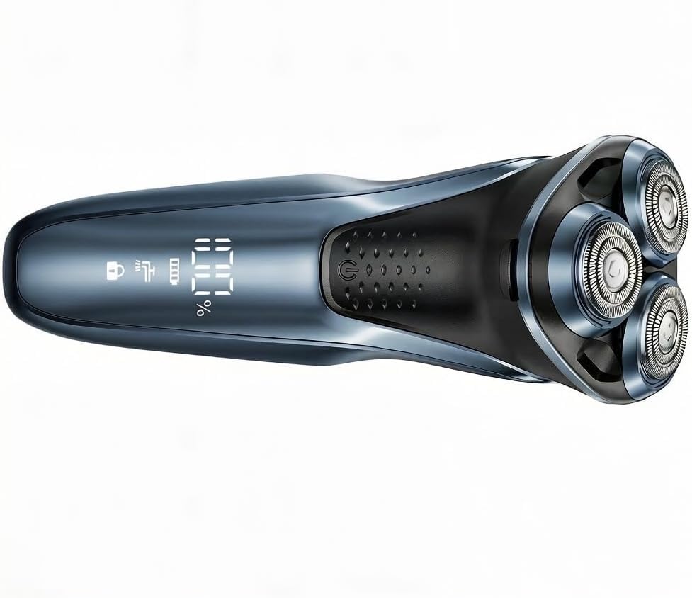 LONKEEN Electric Razor for Men slate gray front view