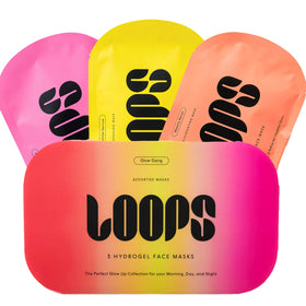 LOOPS Glow Gang Face Mask Set packaging front view