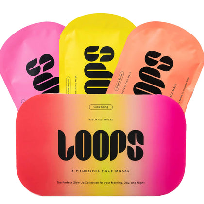 LOOPS Glow Gang Face Mask Set packaging front view