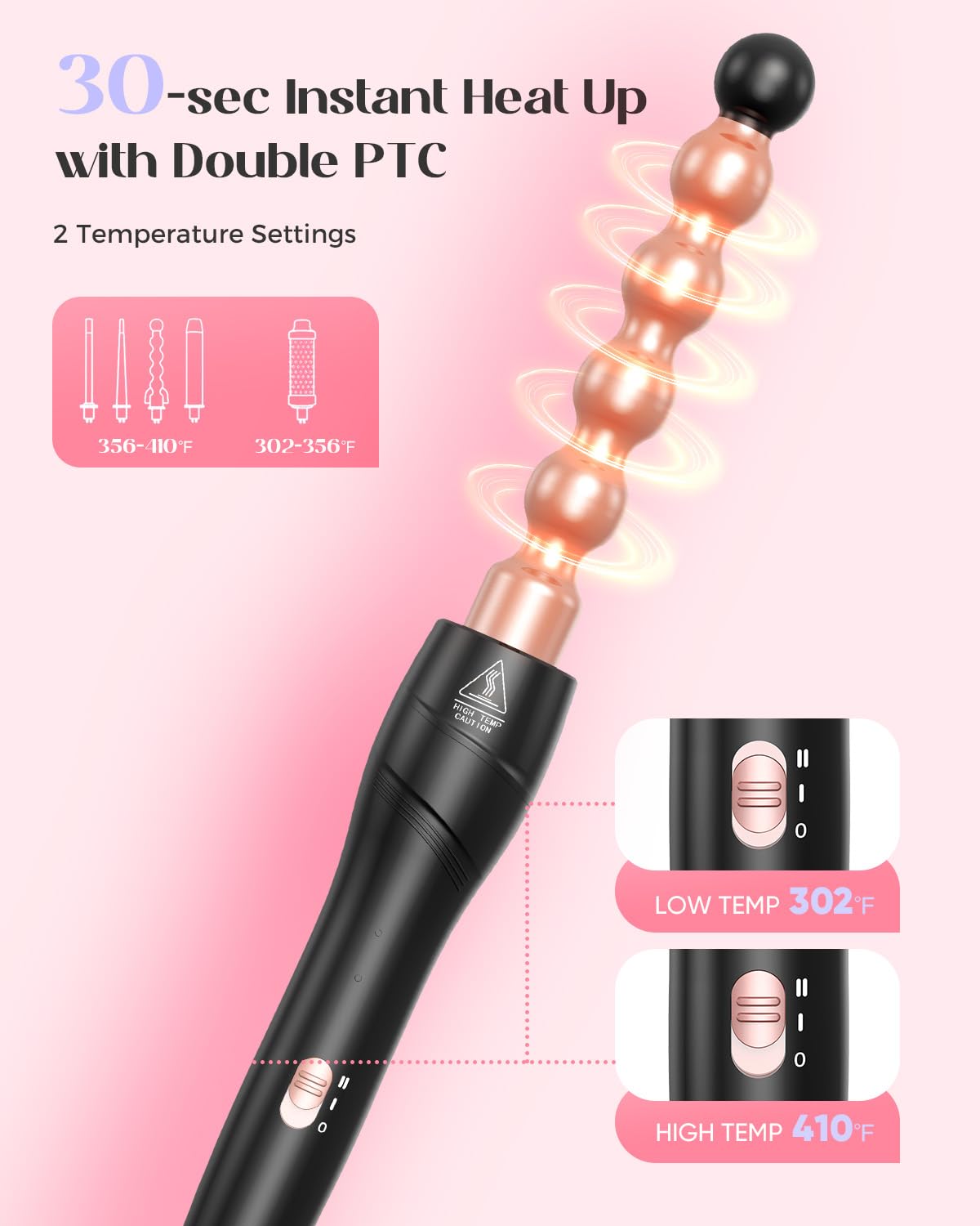 Lopeie 1.5 inch thermal brush in use