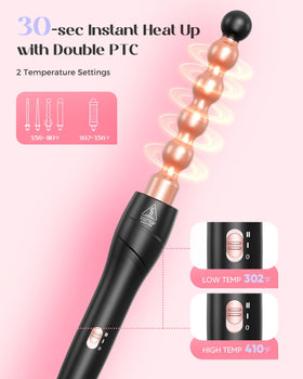 Lopeie 1.5 inch thermal brush in use