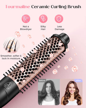 Lopeie 5-in-1 Curling Iron with clip