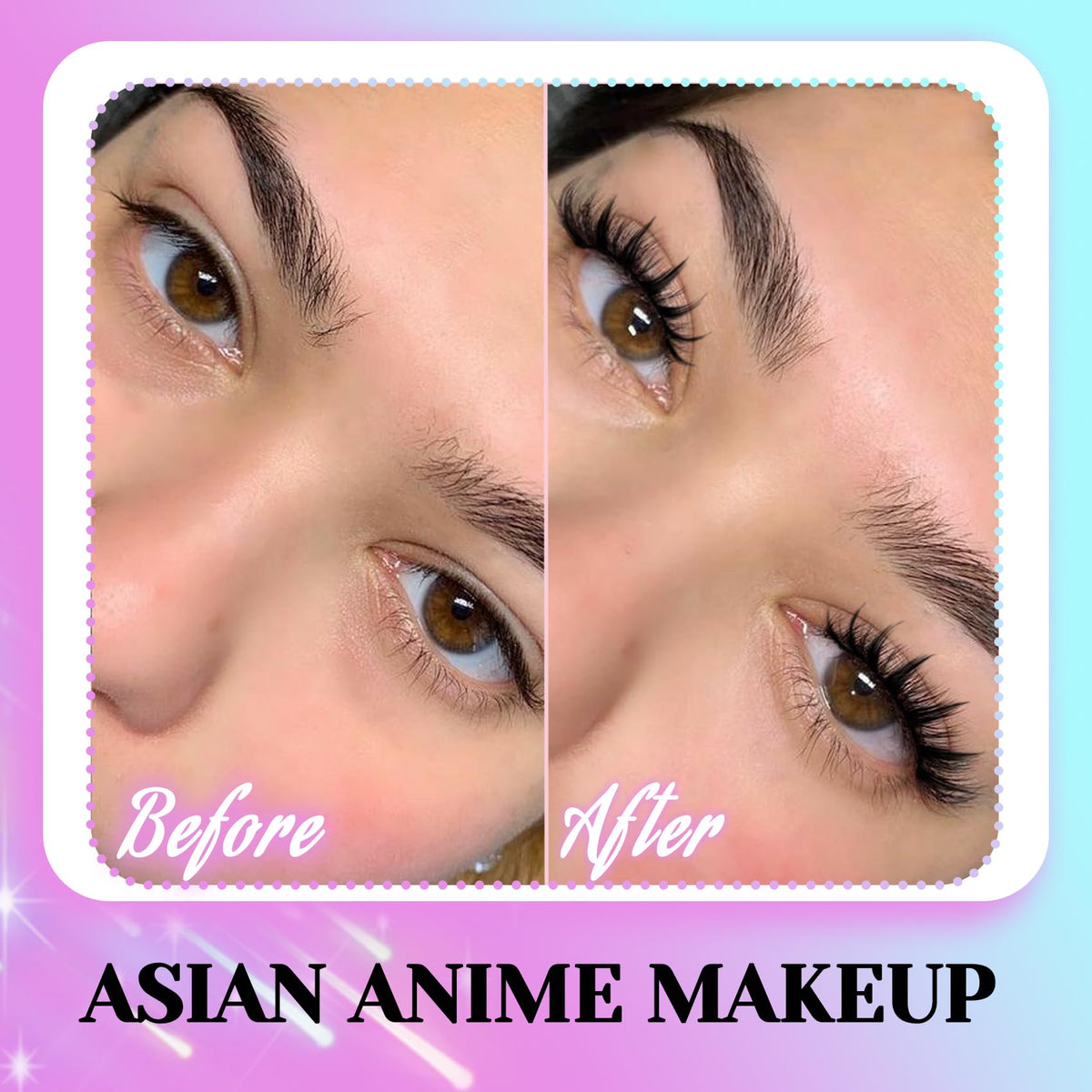 Losha Spiky Manga Lashes packaging display