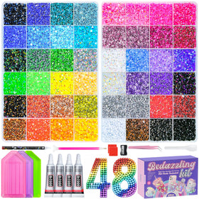 LOTWOW Bedazzling Kit with 70000 rhinestones and tools
