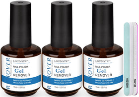 LOUINSTIC Gel Polish Remover Kit 45ML with three bottles