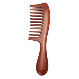 Louise Maelys Red Sandalwood Wide Tooth Comb front view