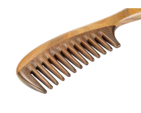 Louise Maelys Wooden Wide Tooth Hair Comb with natural wood aroma