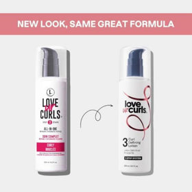 Love Ur Curls Curl Defining Cream Styler 300g application on curls