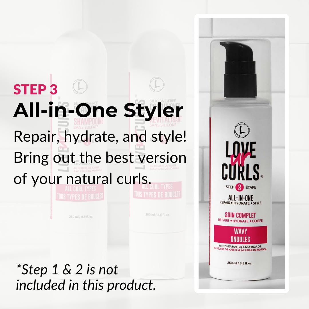 Love Ur Curls Curl Defining Lotion Styler 299g back view