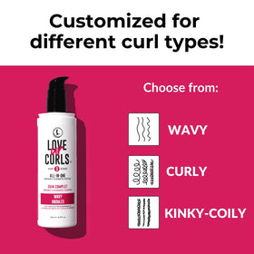 Love Ur Curls Curl Defining Lotion Styler 299g texture close-up