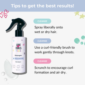 Love Ur Curls Kids Detangler Spray ingredients list