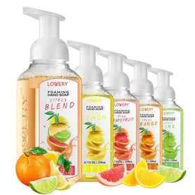 LOVERY Foaming Hand Soap 5-PK packaging display