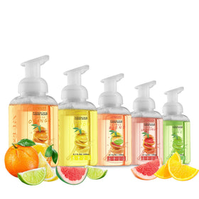 LOVERY Foaming Hand Soap in a bathroom setting
