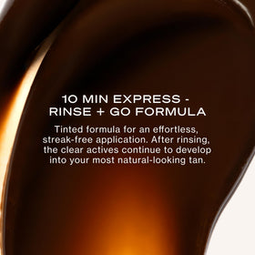 Loving Tan 10 Minute Express Self Tanner Body Mask, Dark, texture close-up
