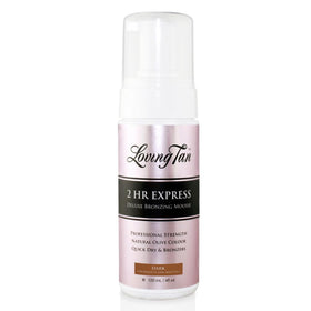 Loving Tan 2 HR Express Self Tanning Mousse Dark 4 FL Oz front view