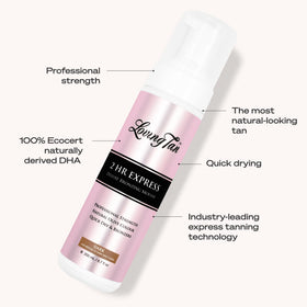 Loving Tan 2 HR Express Self Tanning Mousse Dark packaging