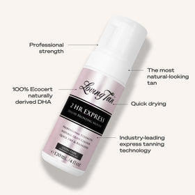 Loving Tan 2 HR Express Self Tanning Mousse Ultra Dark packaging details