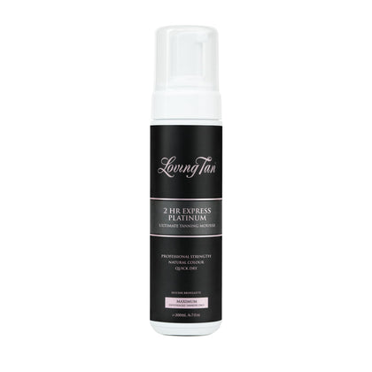 Loving Tan 2 HR Platinum Express Self Tanner Mousse front view
