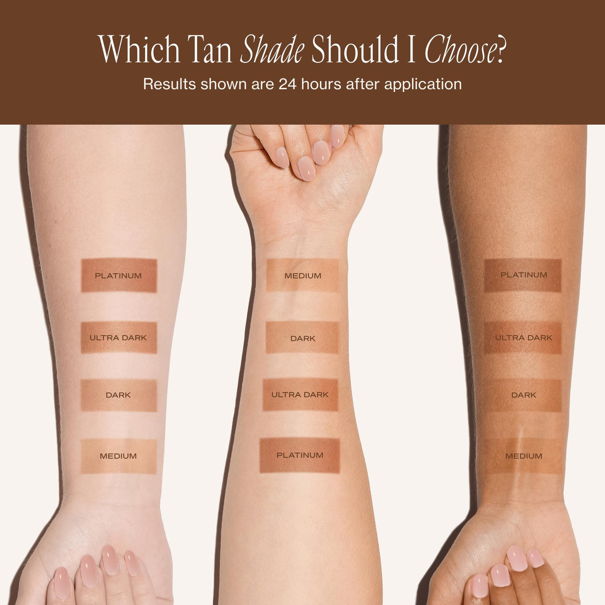 Loving Tan 8 HR Deluxe Self Tanning Mousse, Dark application process