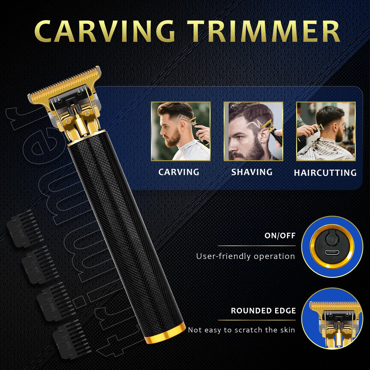 LQT electric foil shaver and nose hair trimmer