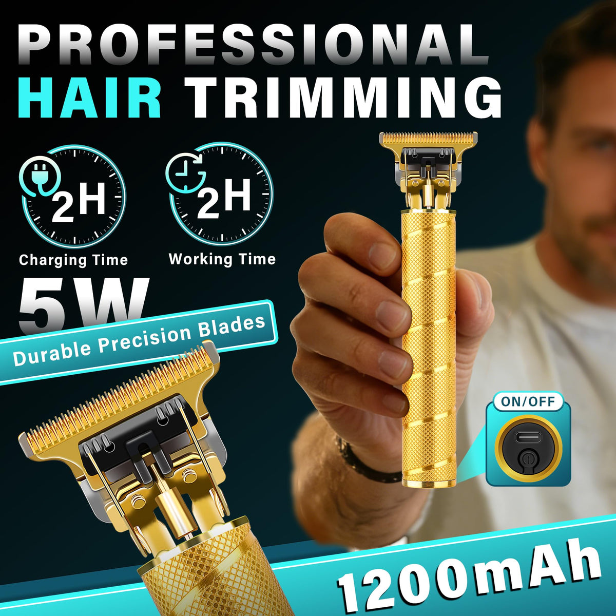 LQT electric foil shaver close-up