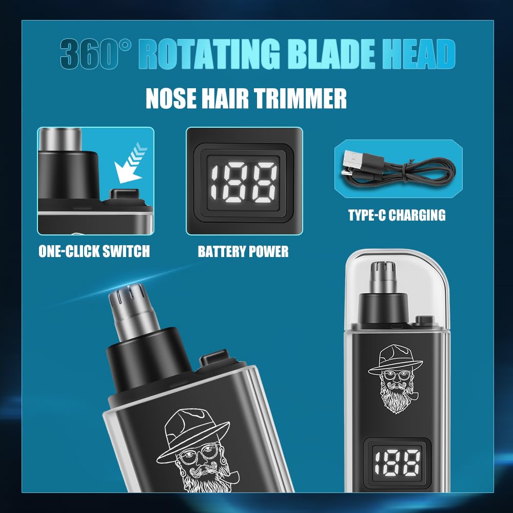 LQT grooming tools with LED power display