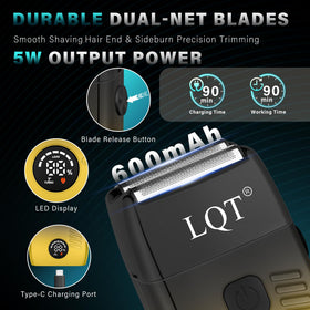 LQT nose hair trimmer side view