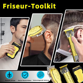 LQT professional hair clipper set with barber cape