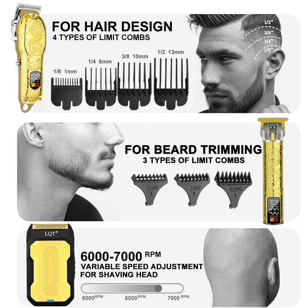 LQT Professional Hair Clippers set in packaging