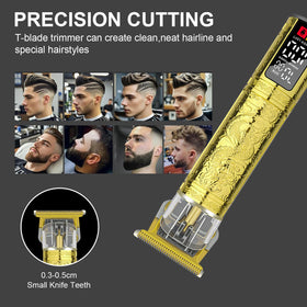 LQT Professional Hair Clippers with accessories laid out