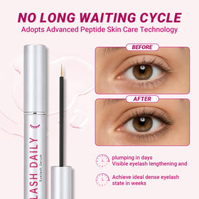 LRLAY Lash Serum 6ml packaging with natural plant extracts