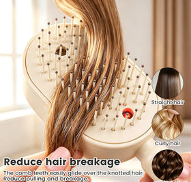 LSKHJT Electric Mist Air Cushion Massage Brush with accessories