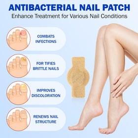 LTQXGT Nail Repair Patches on clean nails