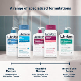 Lubriderm Advanced Therapy Body Wash with natural ingredients