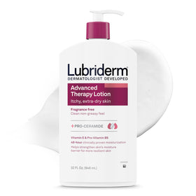 Lubriderm Advanced Therapy Hand & Body Lotion 32 fl oz front view
