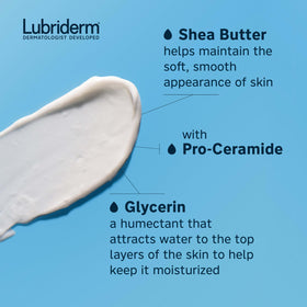 Lubriderm Daily Moisture Body Lotion in bathroom setting